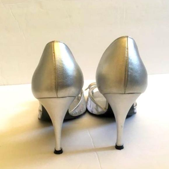 Stuart Weitzman Silver Pumps - Picture 2 of 5